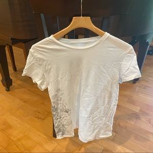 Floral North Face Tee